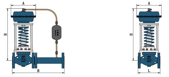 自力式壓力調(diào)節(jié)閥結(jié)構(gòu)圖